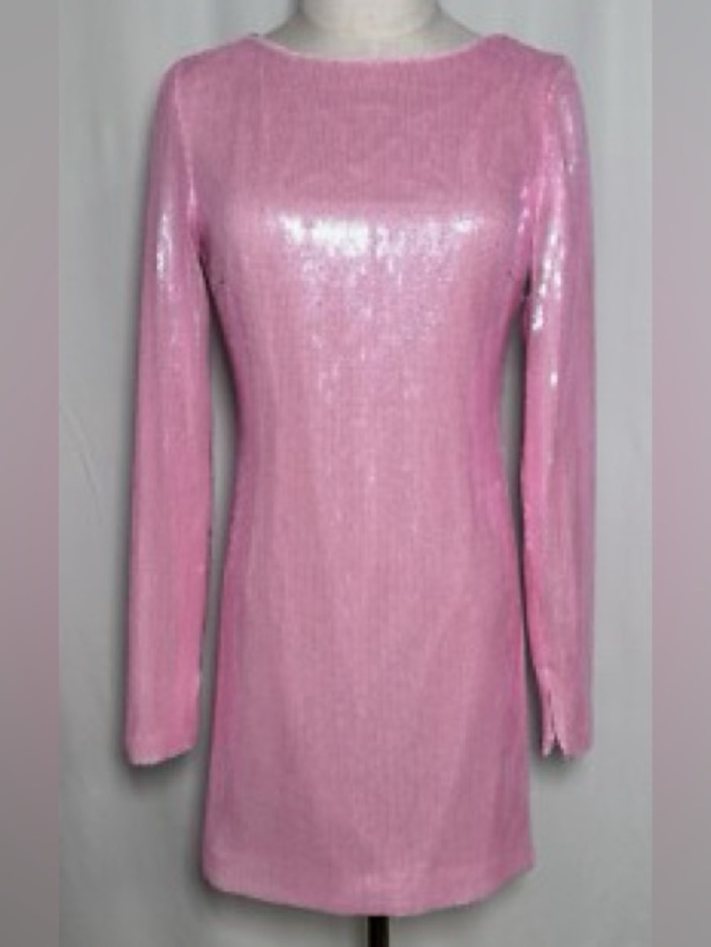 NWT Gianni Bini Bubblegum Pink Sequence MINI dress SIZE 2